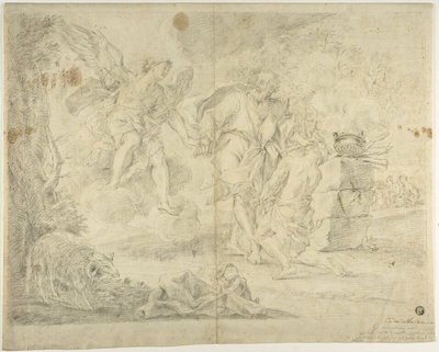 Abrahams offer van Isaak door Giacinto Calandrucci