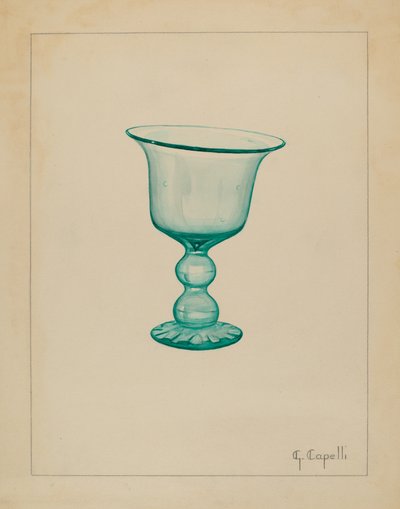 Beker, ca. 1936 door Giacinto Capelli