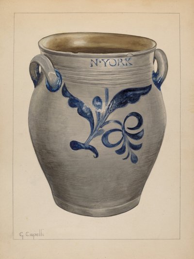 Pot, ca. 1937 door Giacinto Capelli
