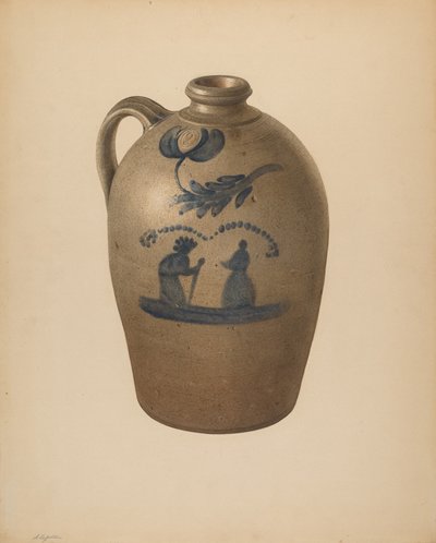 Kruik, ca. 1939 door Giacinto Capelli