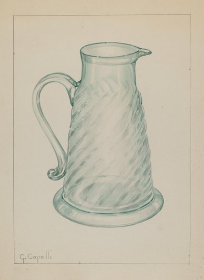 Melassekan, ca. 1937 door Giacinto Capelli