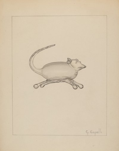 Muis, ca. 1937 door Giacinto Capelli