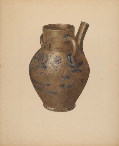 Waterkan, c. 1940 door Giacinto Capelli