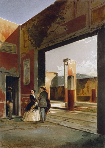 Huis van de Dioscuri in Pompeii door Giacinto Gigante