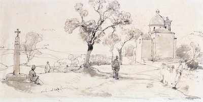 Landschap van Arola door Giacinto Gigante