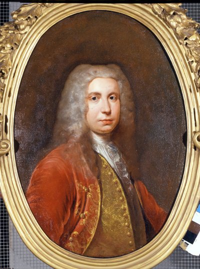 Portret van een heer. 18e eeuw. Schilderij door Giacomo Ceruti genaamd de Pyochetto (1724? -?). Museo del Castello, Milaan door Giacomo Ceruti