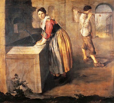 De wasvrouw door Giacomo Ceruti