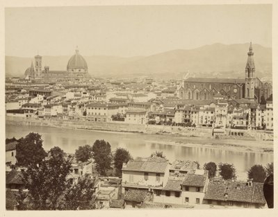 Florence. Panorama door Giacomo Brogi