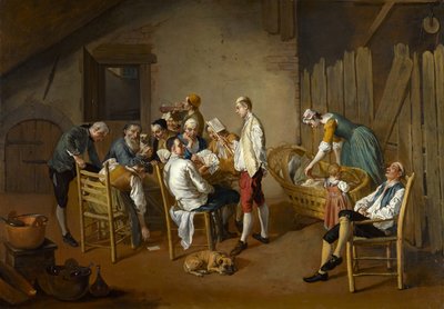 Het kaartspel door Giacomo Ceruti