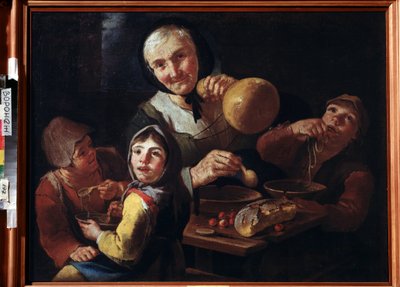 De maaltijd van de boeren door Giacomo Francesco Cipper