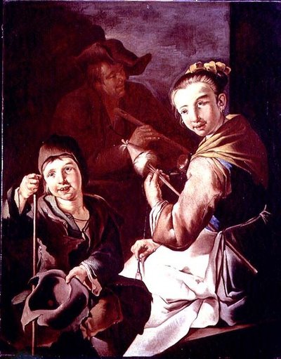 De spinner door Giacomo Francesco Cipper
