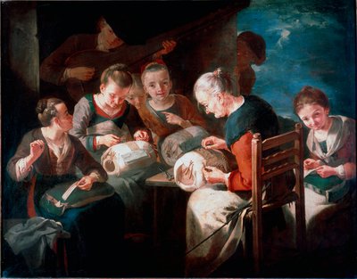 De borduursters door Giacomo Francesco Cipper