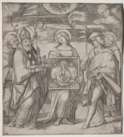 Patroonheiligen van Bologna door Giacomo Francia