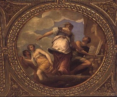 Allegorie van Studie door Giambattista Zelotti