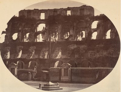 Interieur van het Colosseum, 1850s door Giambattista Altadonna