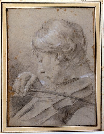 De violist. G. P. Piazzetta (1683 - 1754). Milaan, Brera door Giambattista Piazzetta