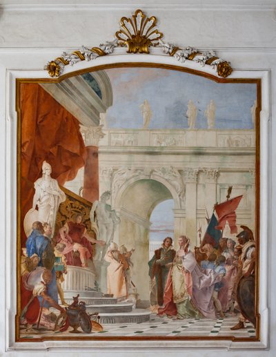 Grootmoedigheid van Scipio Africanus door Giambattista Tiepolo
