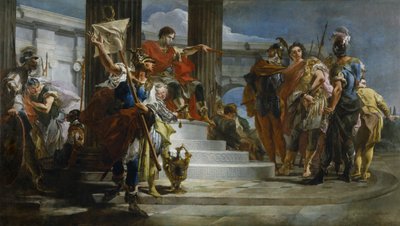 Scipio Africanus Bevrijdt Massiva door Giambattista Tiepolo
