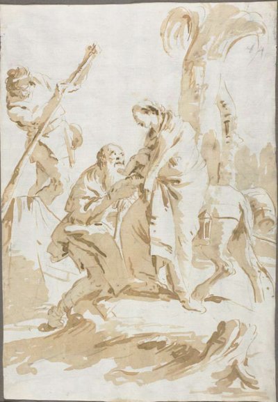 De Vlucht naar Egypte door Giambattista Tiepolo