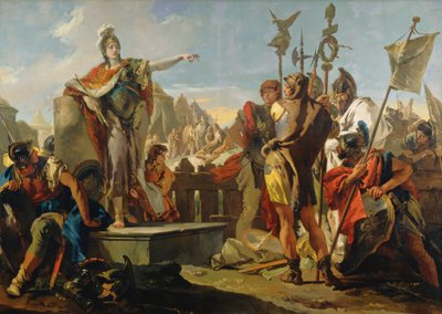  door Giambattista & Tiepolo Giandomenico (1727-1804) Tiepolo