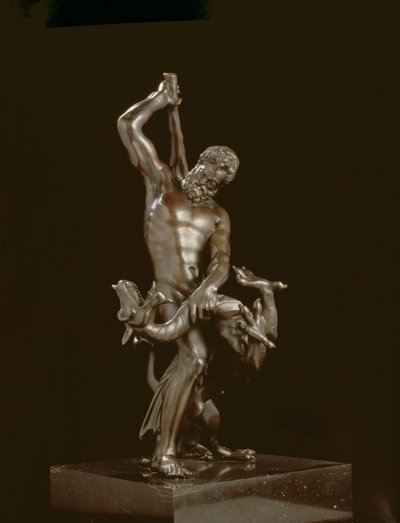 Hercules en de Hydra (brons) door Giambologna