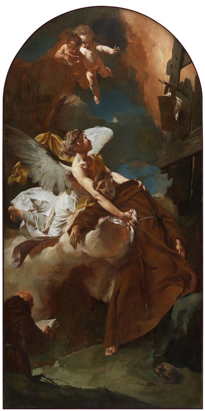 Sint Franciscus van Assisi in Extase, ca. 1729 door Giovanni Battista Piazzetta