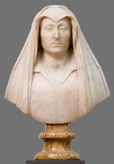 Buste van Camilla Barbadori. Moeder van Paus Urbanus VIII Barberini door Gian Lorenzo Bernini