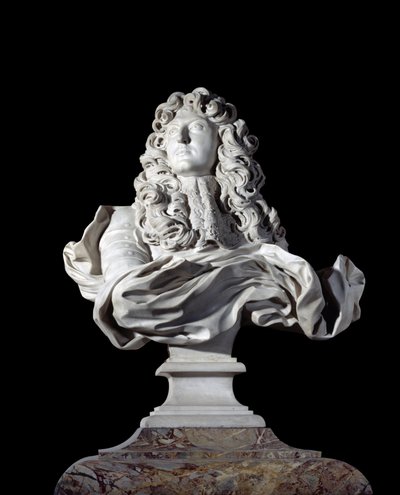 Borstbeeld van Lodewijk XIV, Koning van Frankrijk door Gian Lorenzo Bernini