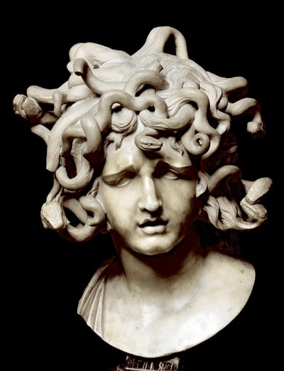 Hoofd van Medusa (marmeren sculptuur) door Gian Lorenzo Bernini