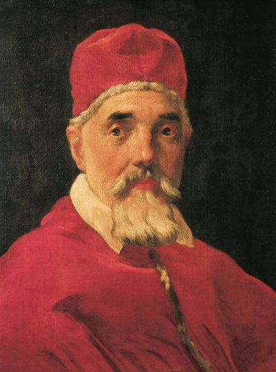 Italië, Rome, Portret van paus Urbanus VIII (Matteo Barberini) door Gian Lorenzo Bernini