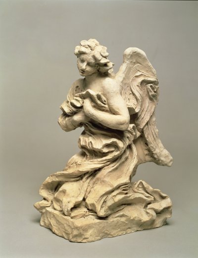 Knielende Engel, c.1674-75 door Gian Lorenzo Bernini