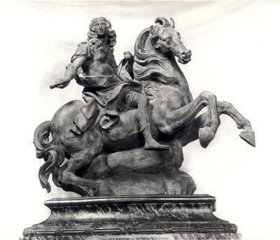 Model voor het monument voor Lodewijk XIV (1638-1715) door Gian Lorenzo Bernini