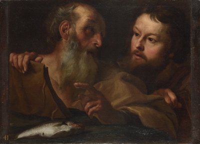 Heiligen Andreas en Thomas, voor 1627 door Gian Lorenzo Bernini