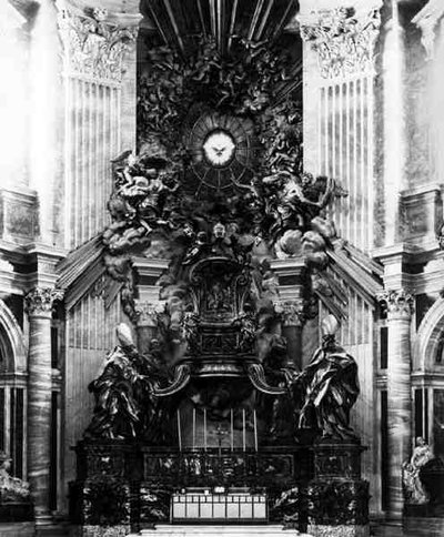 De Cattedra, of Bisschopstroon door Gian Lorenzo Bernini