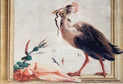 Een Kasuaris met een Slang in Zijn Bek, uit de Chinese Kamer in de Foresteria door Giovanni Domenico Tiepolo