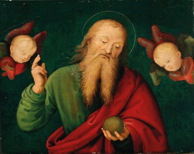 God de Vader met Engelen door Giannicola di Paolo