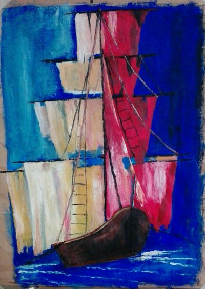 Zeilschip door Giavoni Silvano