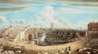 Herbouw van de London Bridge door Gideon Yates