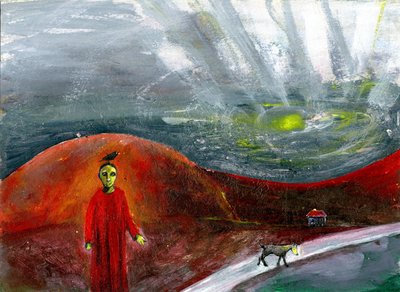 Geelgezicht Hond Neem Me Mee, 2005 door Gigi Sudbury