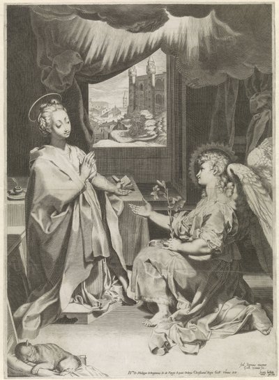 Annunciatie door Gijsbert Van Veen
