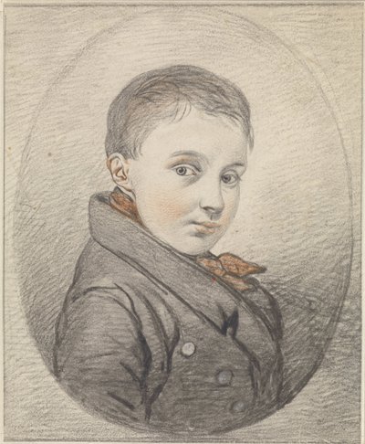 Zelfportret van Gijsbertus Craeyvanger door Gijsbertus Craeyvanger