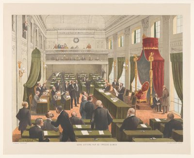 Tweede Kamer der Staten Generaal, Den Haag door Gijsbertus Jan Sijthoff