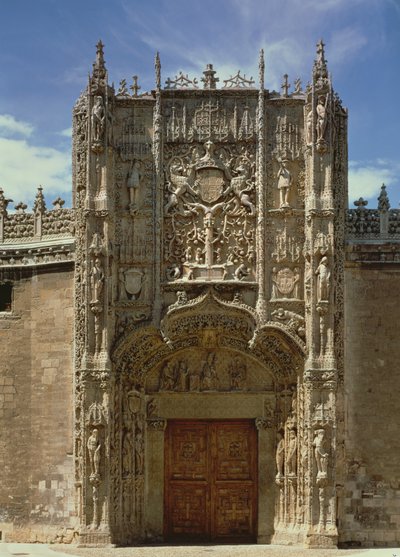 Ingangsgevel (Museo Nacional de Escultura Religiosa) gebouwd 1488-96 door Gil de Siloe