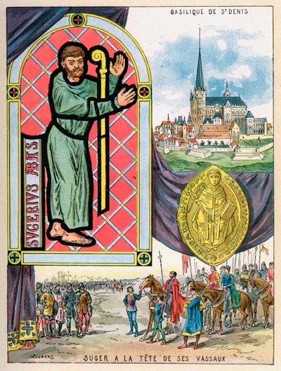 Abt Suger, Franse abt-staatsman, 1898 door Gilbert
