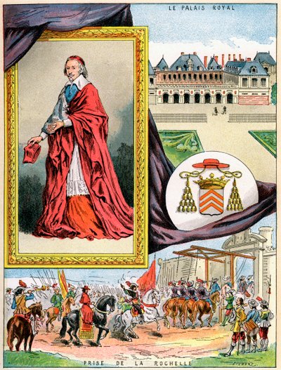 Kardinaal Richelieu, 1898 door Gilbert