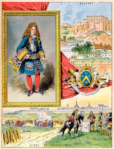 Sébastien le Prestre de Vauban, Franse militaire ingenieur, 1898 door Gilbert