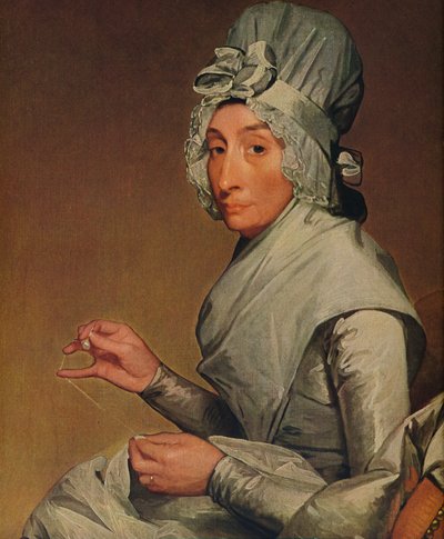 Catherine Brass Yates Mevr. Richard Yates, 1793-1794 door Gilbert Charles Stuart
