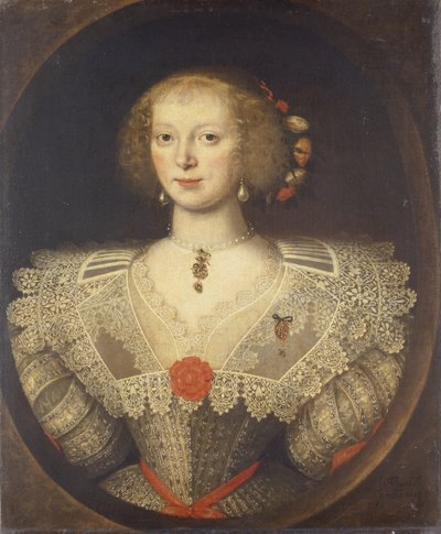 Portret van een dame, genaamd 