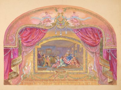 Theater Schilderij, 1935-1942 door Gilbert Sackerman