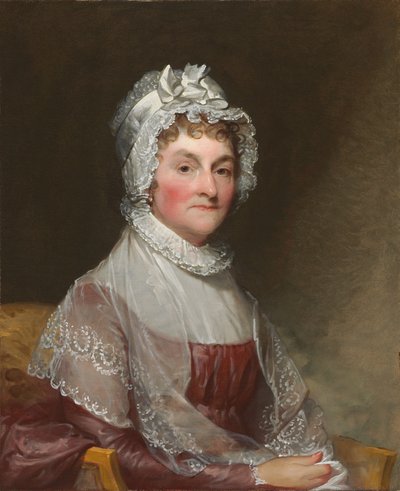Abigail Smith Adams (Mevr. John Adams) door Gilbert Stuart